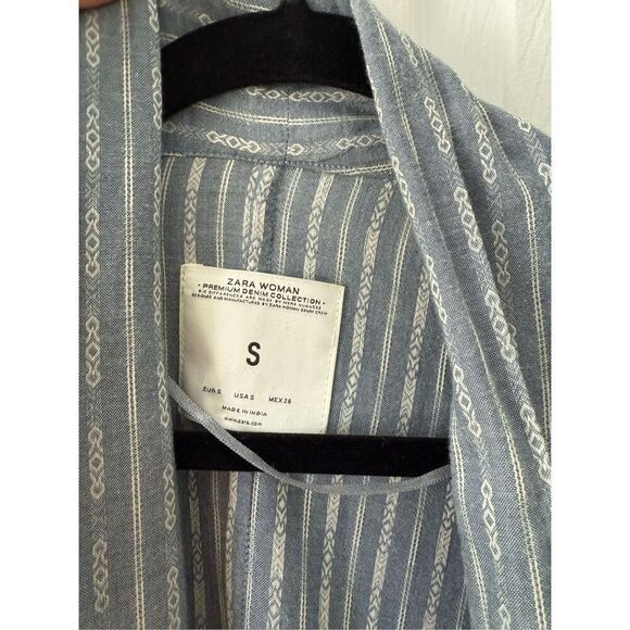 ZARA Boho Kimono Jacket - Small - Tassels, Pom Pom’s - Picture 4 of 7